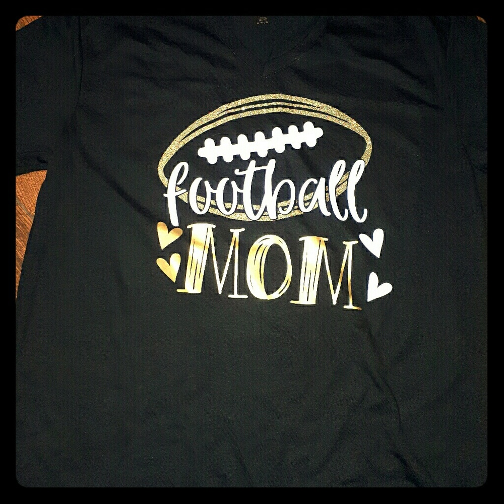 NEW football mom t-shirt!